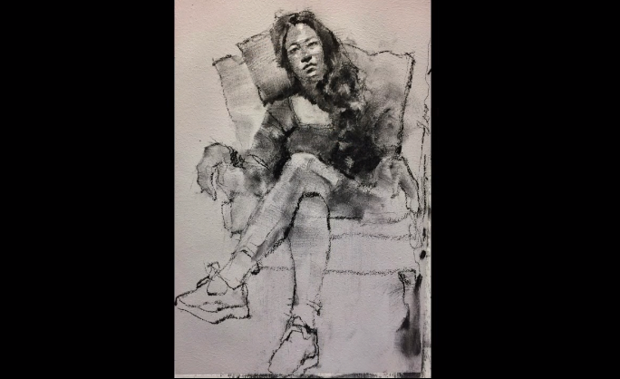 Milwaukee Figure Drawing — A drawing from UWM's Figure Drawing Friday  night...